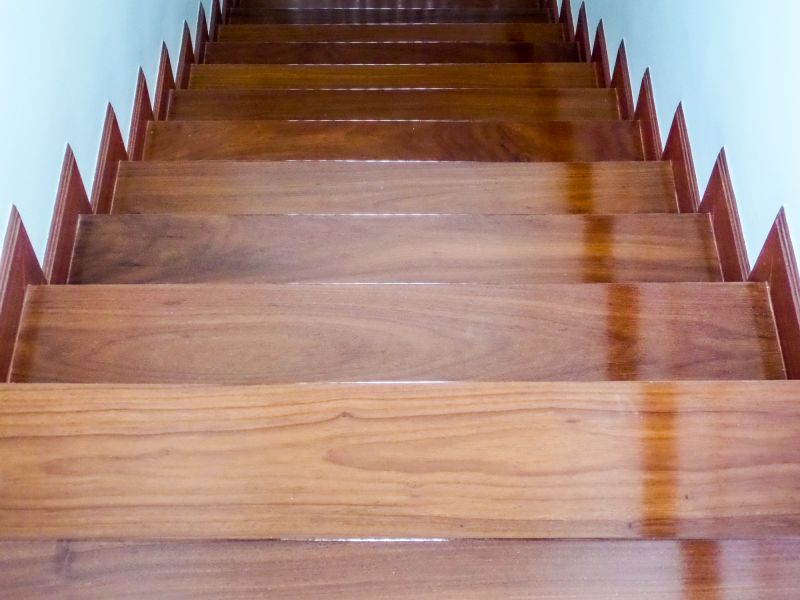 Refinished Hardwood Stairs